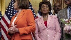 House Speaker Nancy Pelosi and House Financial Services Committee Chairwoman Maxine Waters