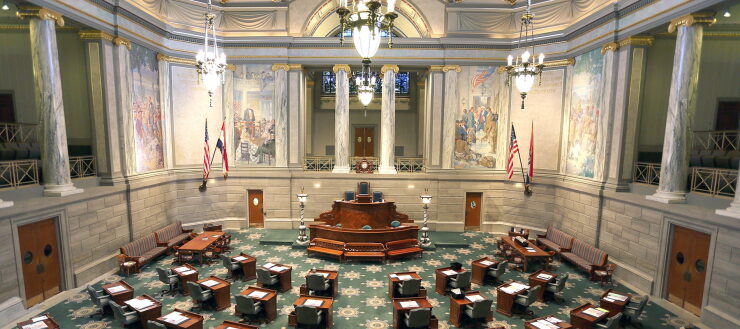 Missouri State Capitol, Senate chambers