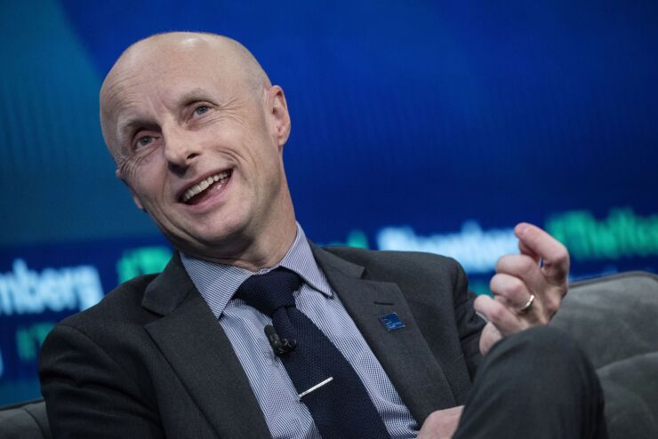 Andy Byford, president and chief executive officer of the New York City Transit Authority, speaks in New York, U.S., on Wednesday, Nov. 28, 2018.