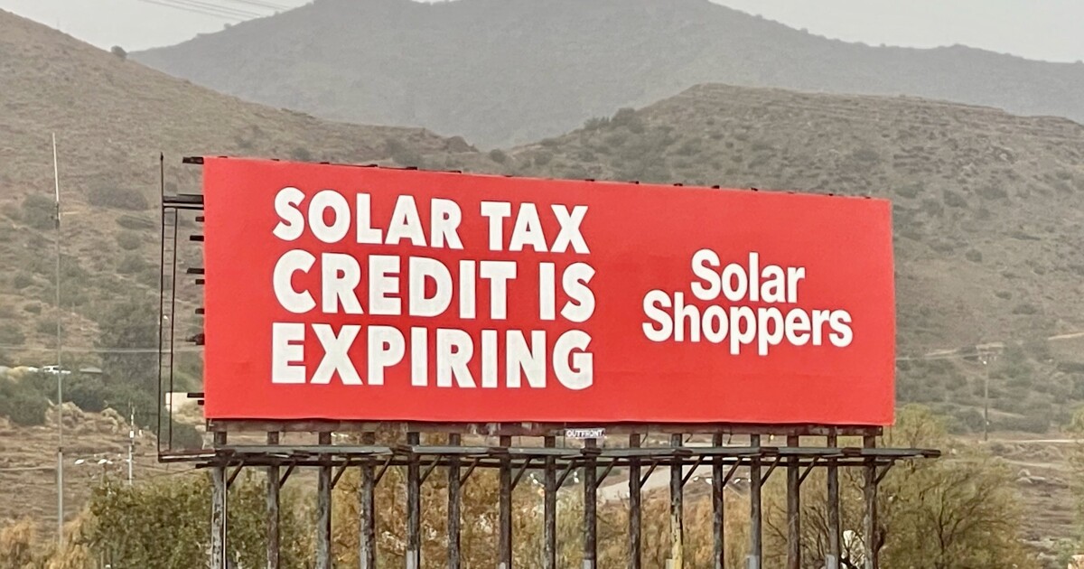 Homeowners risk missing out on solar tax credits Homeowners risk missing out on solar tax credits