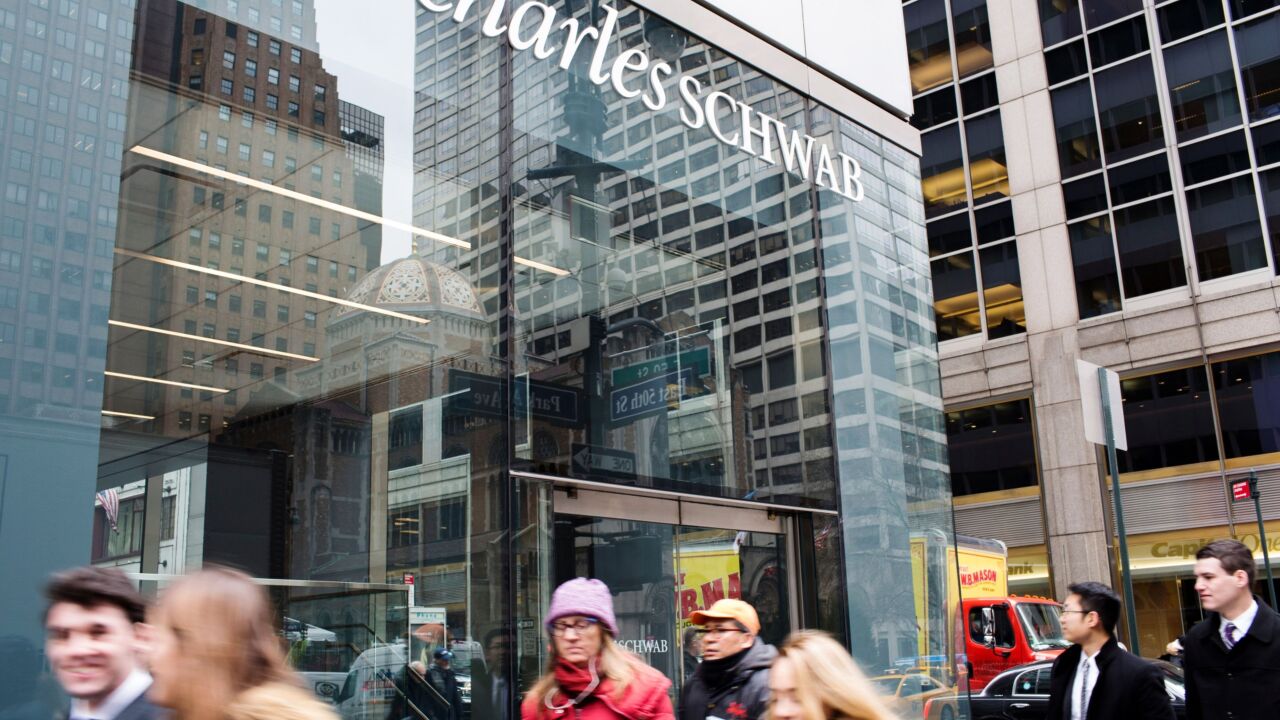 Charles Schwab office, Bloomberg News