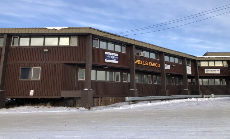the Wells Fargo branch in Bethel, Alaska, on Oct. 31, 2022