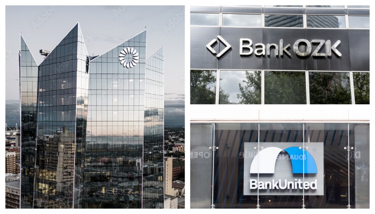 Cullen/Frost - BankUnited - Bank OZK