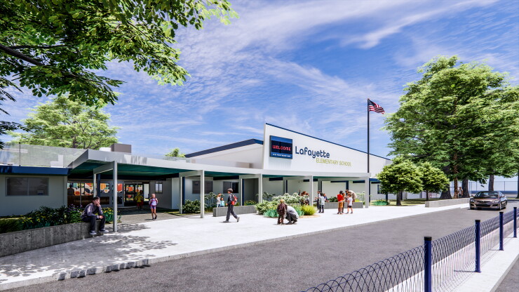Rendering of elementary school