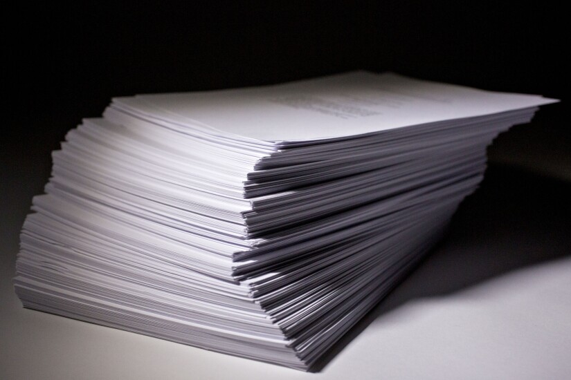 A copy of the "Tax Cuts and Jobs Act," a 1,097-page Republican tax bill, including 503 pages of legislative text.