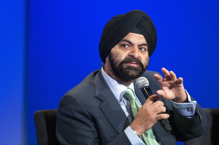 Ajay Banga, president and chief executive officer of Mastercard Inc.