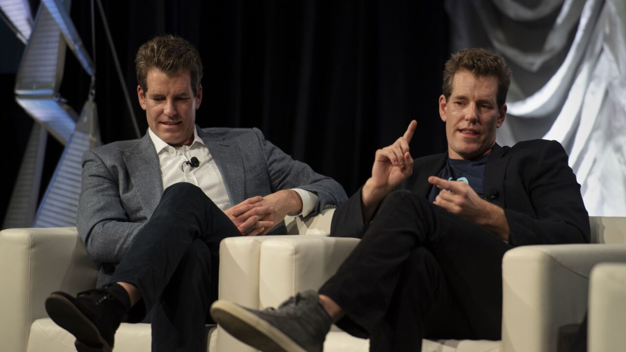 Tyler Winklevoss and Cameron Winklevoss, 2019