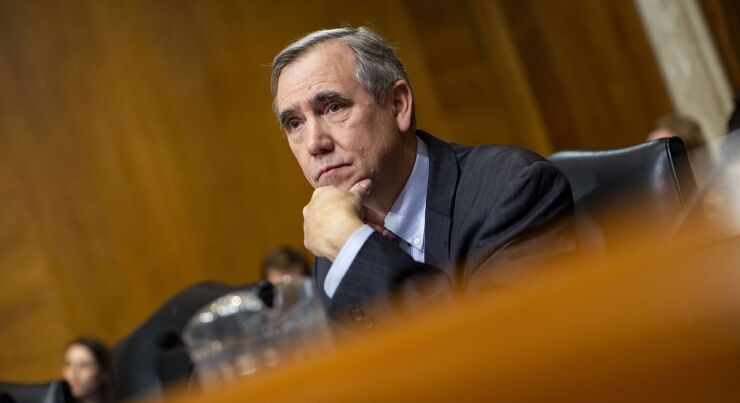 Senator Jeff Merkley, a Democrat from Oregon