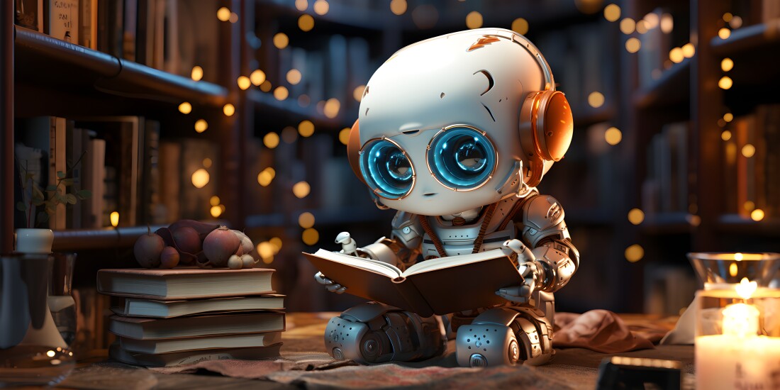 Robot reading