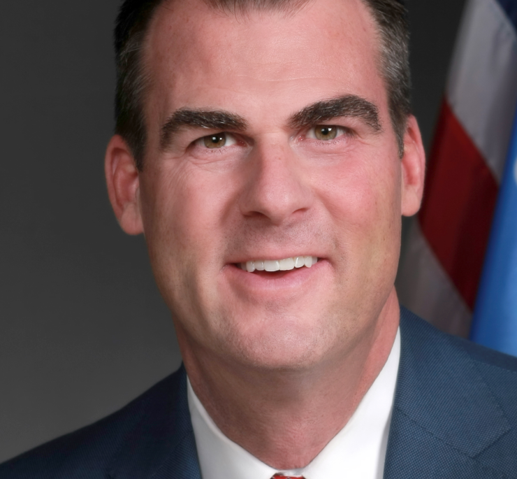 Kevin Stitt was elected Oklahoma governor in 2018.