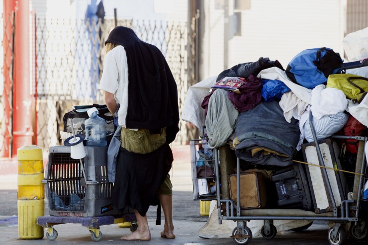 Los Angeles homeless-Bloomberg