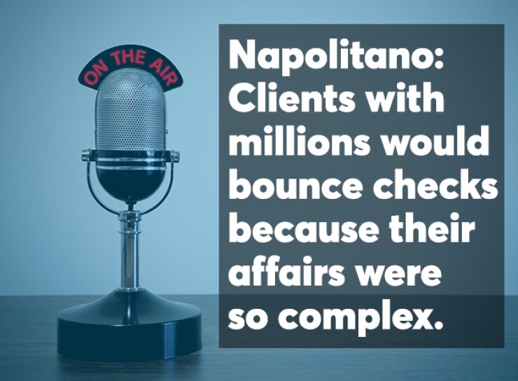 Napolitano family office podcast screen
