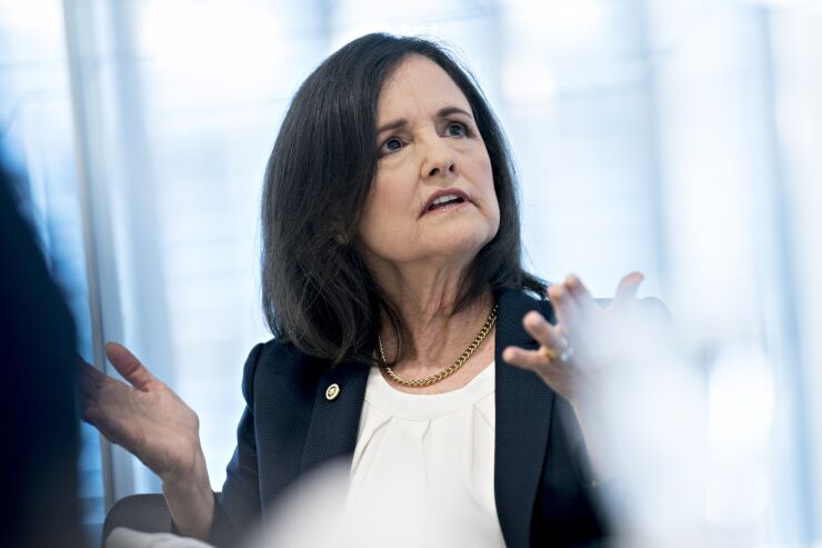 Judy Shelton, U.S. executive director for the European Bank for Reconstruction and Development. President Trump announced her as one of his picks for the Federal Reserve Board on July 2, 2019.