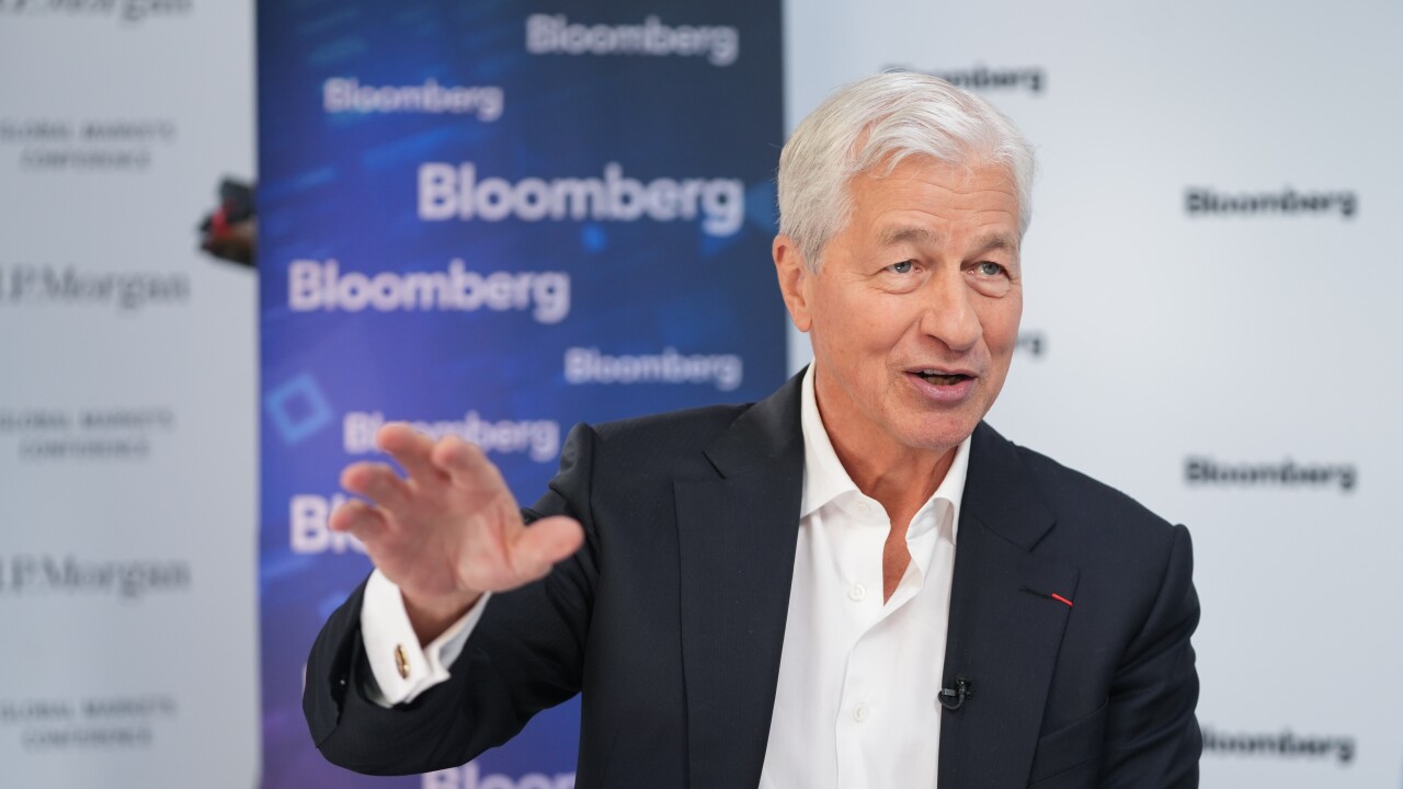 Jamie Dimon CEO JPMorgan Chase Interviews At JPMorgan Global Markets Conference
