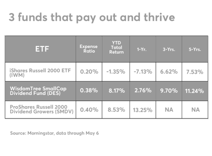 3 funds that pay out and thrive
