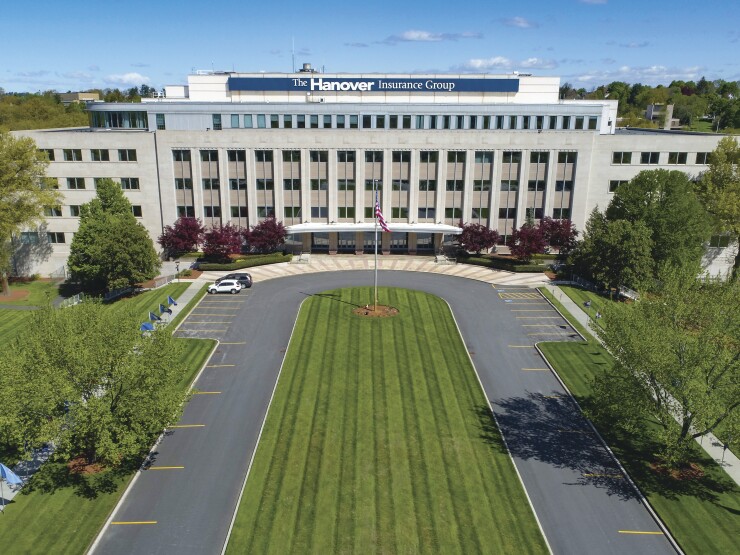 The Hanover headquarters in Worcester, Mass.