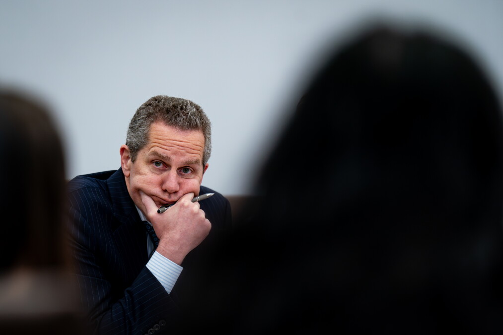 Photograph accompanying Barr argues for further hikes one week after the Fed's first increase in three years