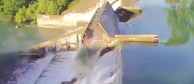 Lake Dunlap dam failure