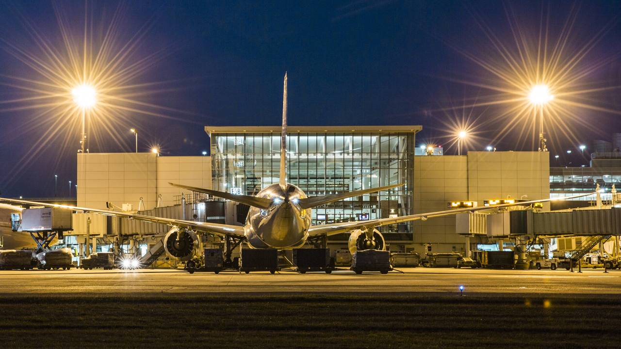 Aircraft at Bush Intercontinental Airport in Houston