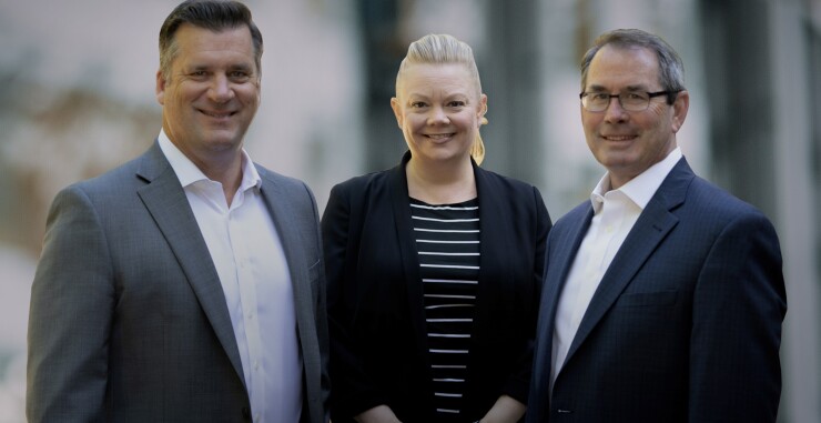 Ed Christiansen, Shawna Partain, and Chris Kenny of Muirwood Private Wealth