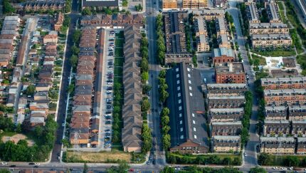 Residential and commercial buildings in Toronto