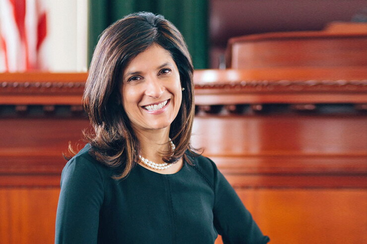 Sara Gideon, a Democrat, was Maine's House speaker as of 2019.