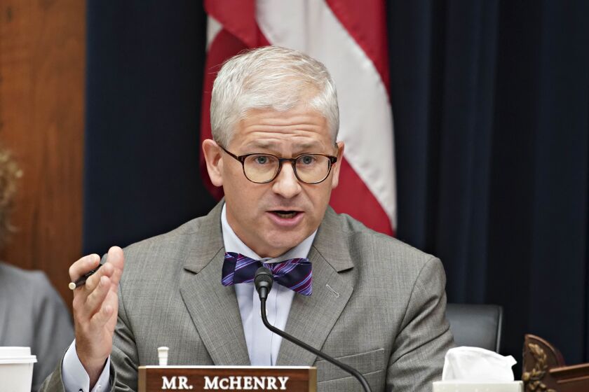 “Which is it? Does the SEC want more legislative authority, or is it about to release a regulatory tsunami under existing laws?” said Rep. Patrick McHenry, R-N.C.