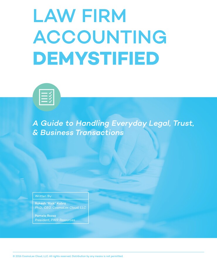 Law Firm Accounting Demystified