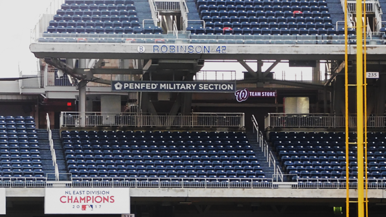 The PenFed Military Appreciation Section at Nationals Park