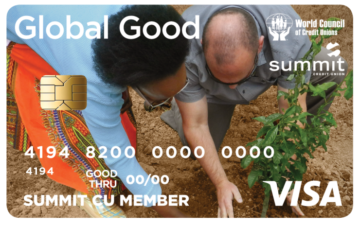 Summit Credit Union's Global Good Card