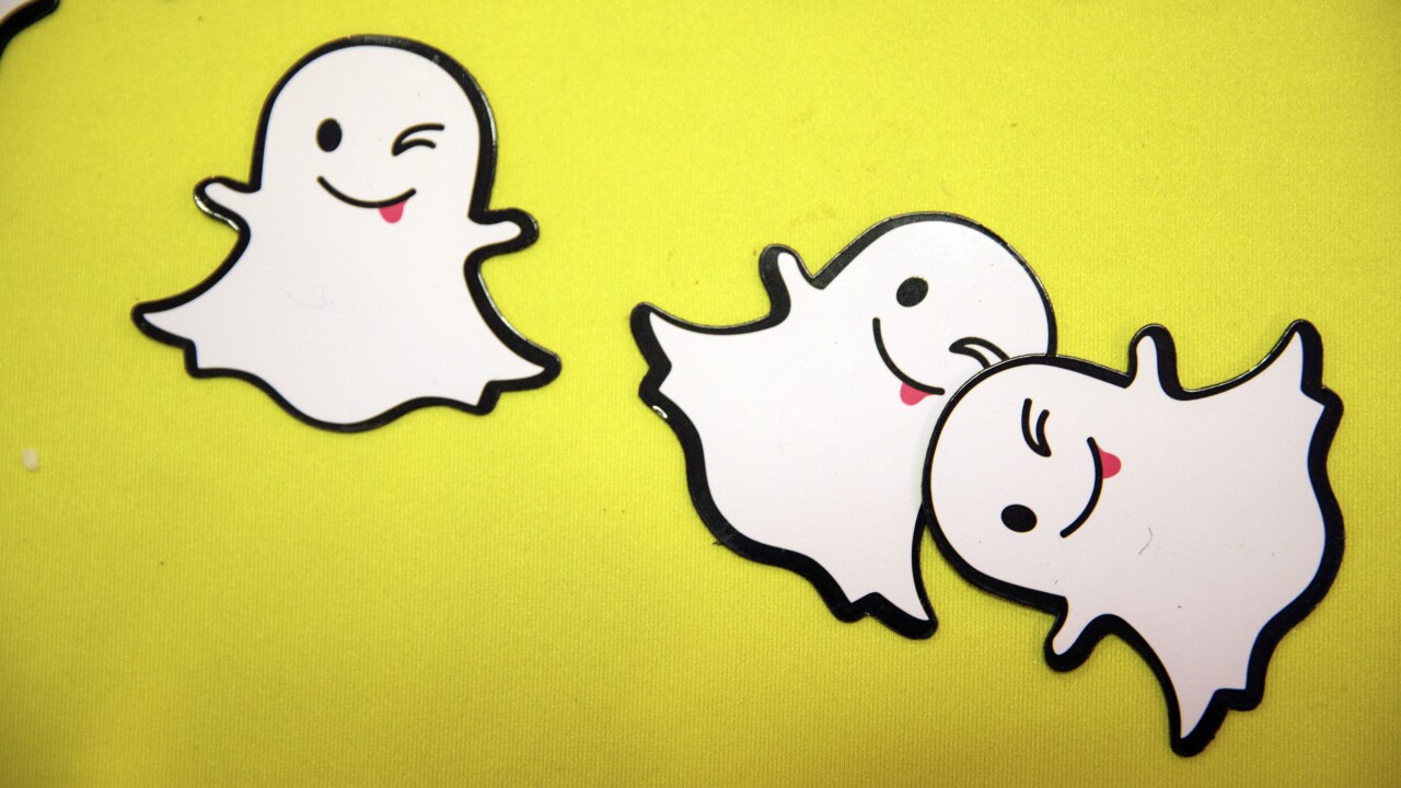Shapchat's ghost logos