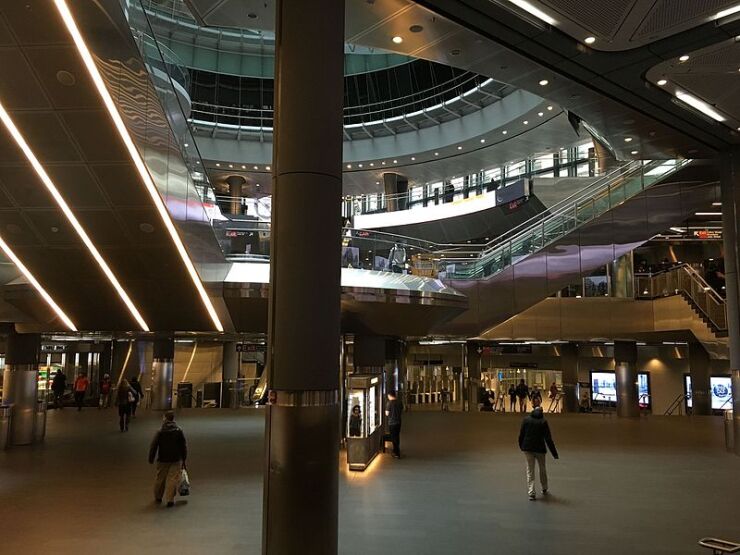 The Fulton Center in lower Manhattan.