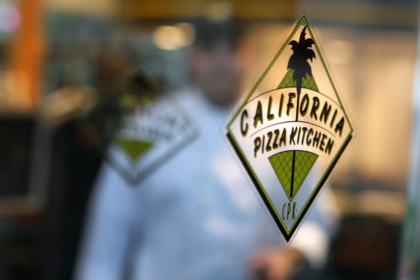 California Pizza Kitchen signage