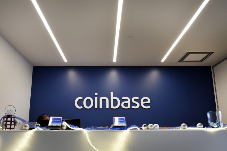 Coinbase front desk