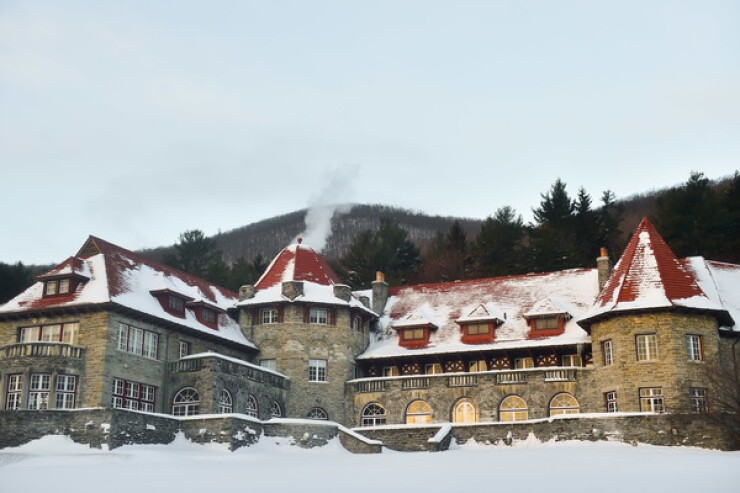 The Everett Mansion on the Southern Vermont College campus.