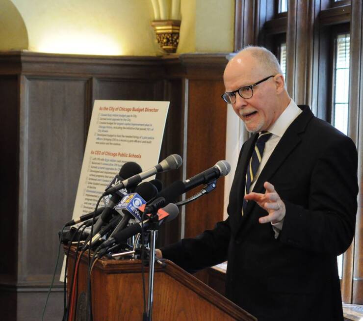 Paul Vallas is a candidate for Chicago mayor in 2019.