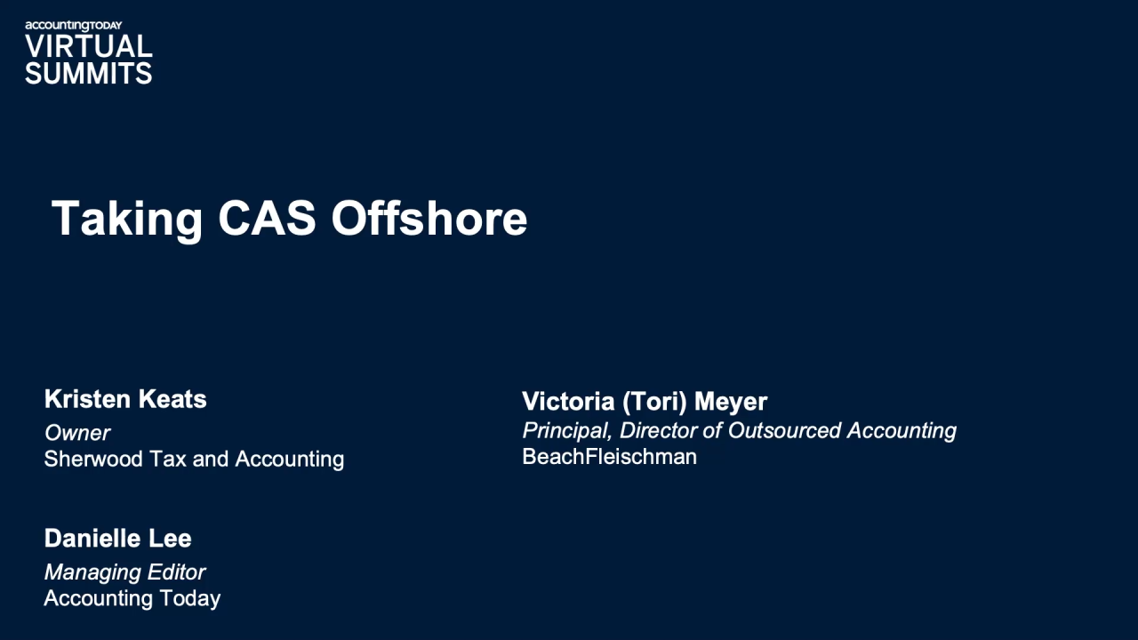 Taking CAS Offshore