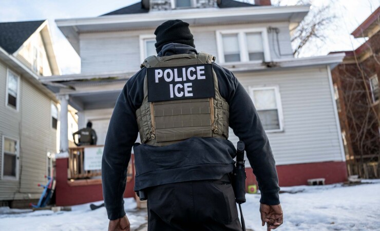 ICE agents in Minneapolis in January
