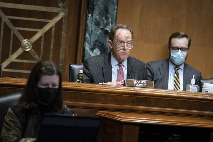 “The facilities that were funded through the CARES Act were to be temporary, they were to provide a backstop, and in all cases would cease operations no later than the end of 2020,” said Sen. Pat Toomey, R-Pa.