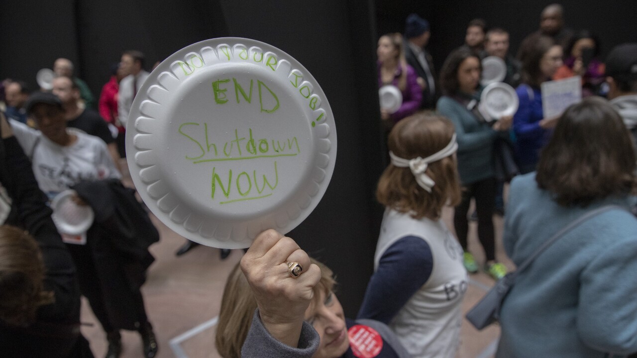 Shutdown protest
