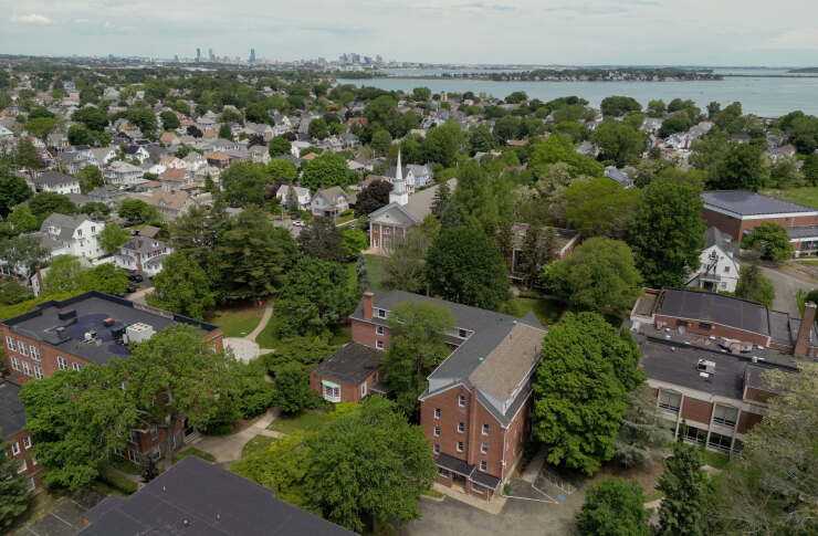 The former Eastern Nazarene College campus in Quincy, Massachusetts.