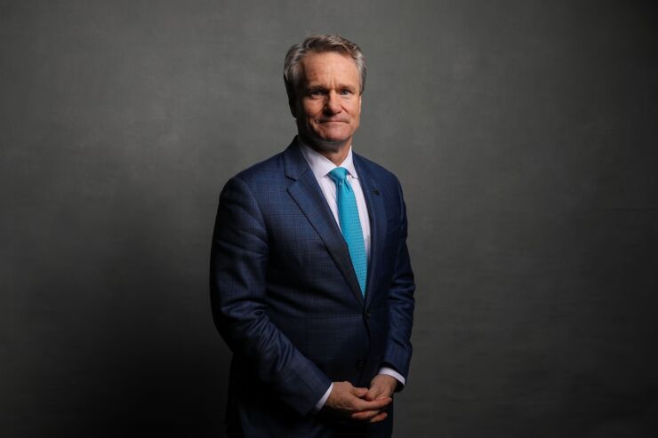 Brian Moynihan, CEO of Bank of America, poses for a photograph Jan. 21, 2020