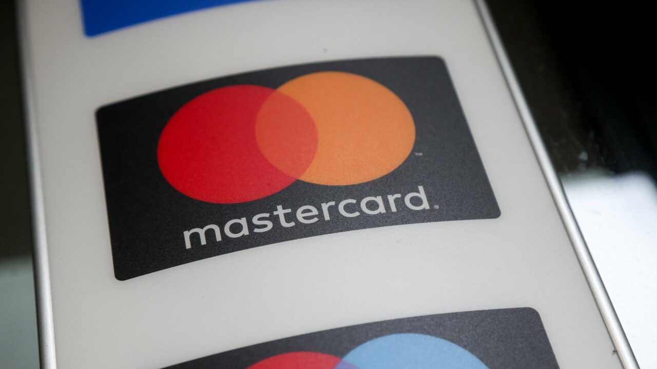 Mastercard signage