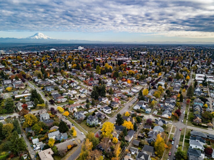 Tacoma Washington on a Fall Day