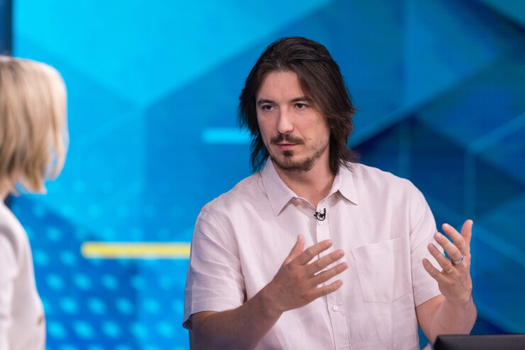 Vlad Tenev, chief executive officer of Robinhood Markets Inc., during an interview.