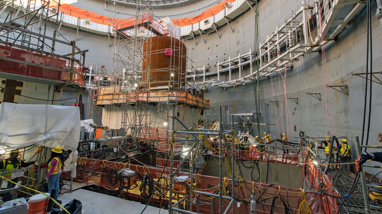 More than 7,000 were employed to work on two new nuclear reactors at Georgia's Plant Vogtle in January 2019.