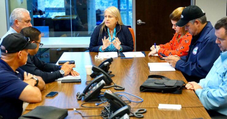 Puerto Rico Gov. Wanda Vazquez on Jan. 6, 2020, discusses response to earthquakes that hit the island on Jan. 6 and Jan. 7.