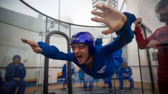 Skydiving simulator