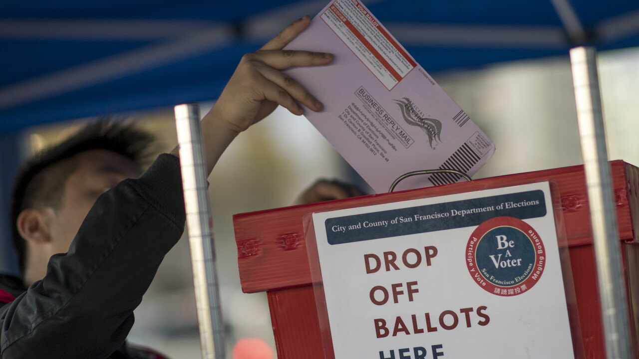 San Francisco ballot box