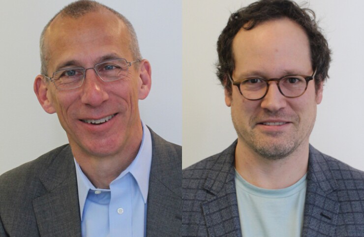 Former regulator Konrad Alt (left) and AI guru Bradford Cross